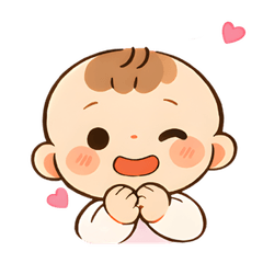 Cute Baby Stickers for Daily Mom Life