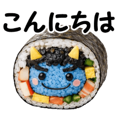 Animal ehoumaki, sushi, setsubun