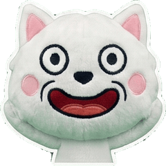 Stuffed White Cat 7th