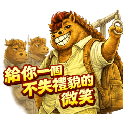 胖胖馬的日常貼圖