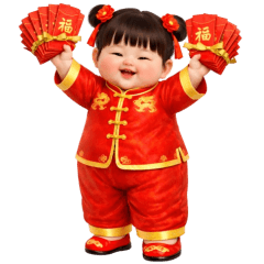 เด็กอ้วนน่ารัก วันตรุษจีน (No text)