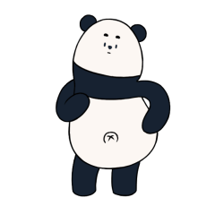 Panda Gemuk Joget Stiker LINE LINE STORE Panda Gemuk Joget Stiker LINE LINE STORE