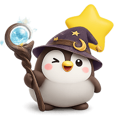 Small round penguin (3D) BIG