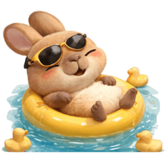 Rabbit cute and anoyying