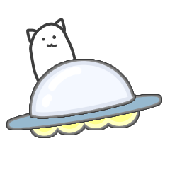 オバケねこ　いつもの返事