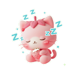 Kucing Stroberi Sampai Jumpa Lagi! Dadah