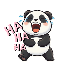 Animated panda Useful every day  English