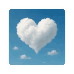 Stiker Hati Animasi untuk Sehari-hari