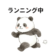 Run! Fluffy Panda