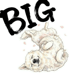 Every day with a BIG Great Pyrenees!