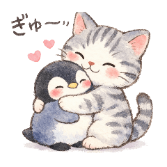 Neko and Pen's Daily Life Stickers