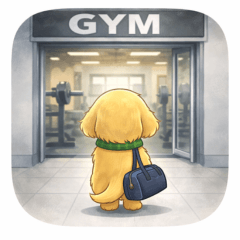 Chill Workout Dog Daily Stickers