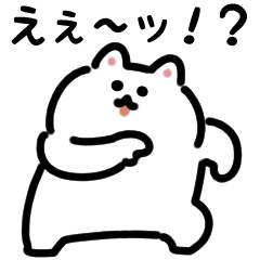 白貓的反應（日文）