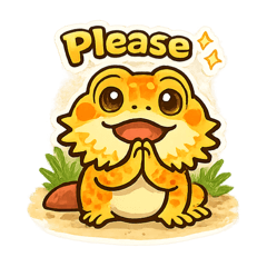 Beardie A-Song-Everyday English Stickers