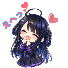 A Cute Gothic Lolita Style Girl
