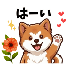 もふもふ秋田犬!毎日の癒やしスタンプ