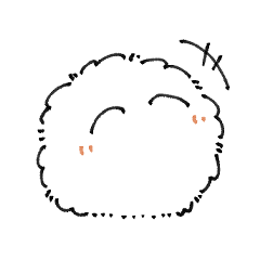 ケセパサ(毛玉)スタンプ