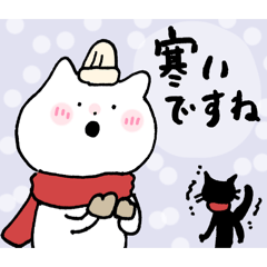 Mojao sticker for daily use4 (winter)