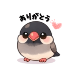 Cute bird stickers0928