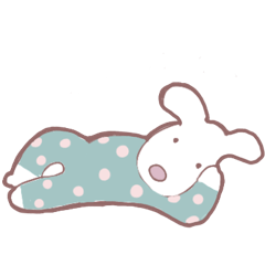 Dog-bunny sticker