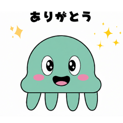 U-chan the Jellyfish Cute Stickers