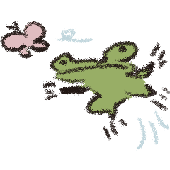 一隻潦草的青蛙