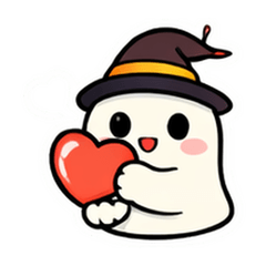 Cute Ghost Buddy Daily Mood