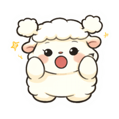 Tofu Cloud Sheep Gentle Mood