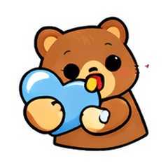 Cute Bear Daily Life Buddy