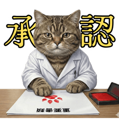 Researcher Cat "Komugi"
