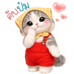 แมวเทา น่ารัก ใช้คุยกับแฟน 3_01