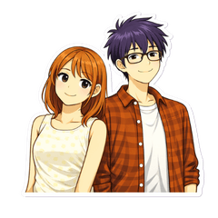 คู่รักอนิเมะ หวานเจี๊ยบ เติมรักทุกวัน