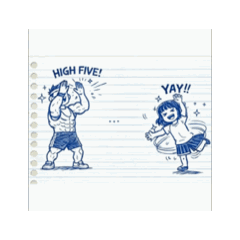 ผู้อยู่อาศัยในสมุดโน้ต มัสเซิลกับสาวน้อย