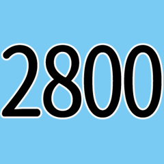 数字2800∼2839