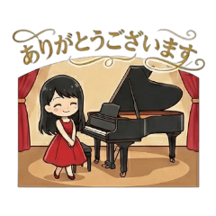 Pianist's Daily Life Stickers
