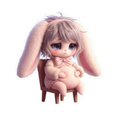 ゆるくて可愛い生き物、疲れ果てて放心状態