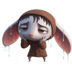 甜甜呆萌生物哭得稀哩嘩啦