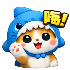 Cat cute hood shark (TWN)