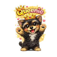 Queenie the Yorkie Dog_V.1