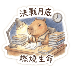 社工水豚的加班日常