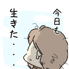 Stickerof a mother of a 2-year-old child