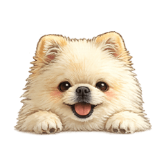 うちのポメペキスタンプ