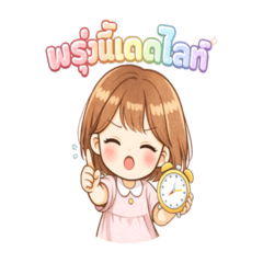 MoMo Office  Girl Stickers Work