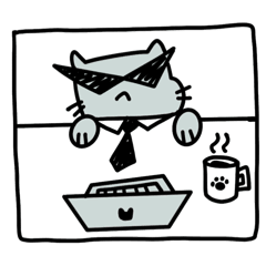 Meganeko - cats with glasses