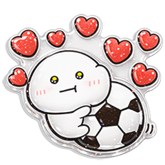 デコれ✨ぷっくりシールスタンプ♬サッカー