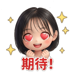 可愛短髮女孩-春季