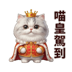 Meow Majesty: Persian Cat's Lucky CNY