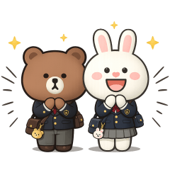 <熊咖兔兔>一日制服PA♡♡♡～