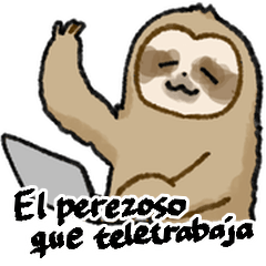 Sloth Working from Home(Spanish)