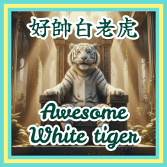 Cool White Tiger Every Day_Taiwanese